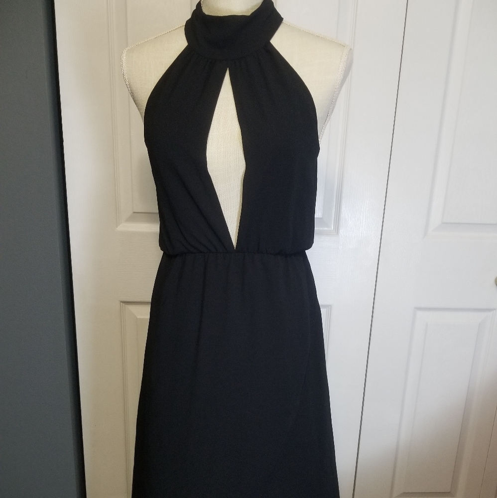 Saylor Black high-low dress xs